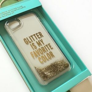 New Kate Spade iPhone 7 glitter case